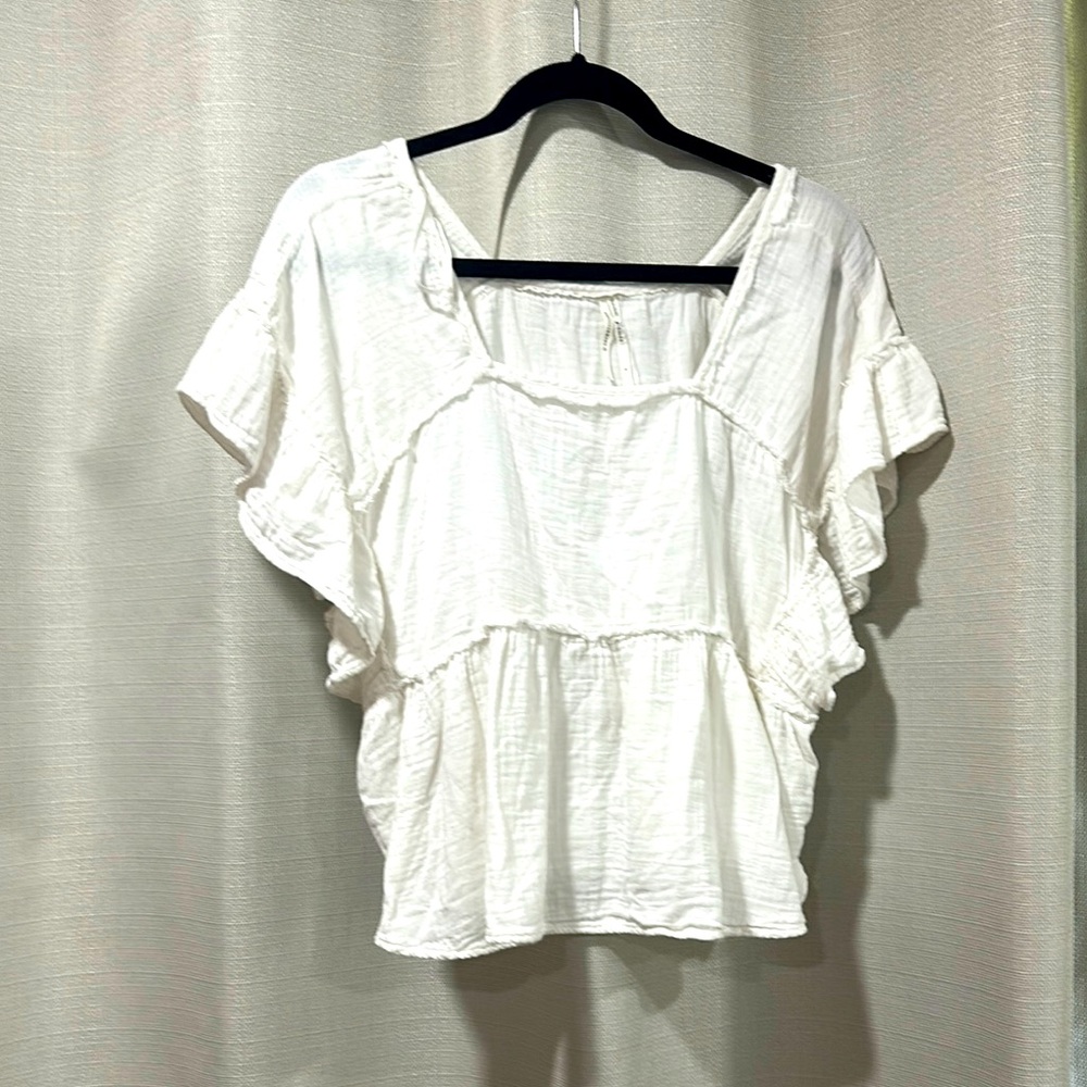 Anthropologie Cream Blouse